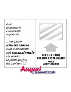 Auguriando Biglietto Auguri Compleanno 50 anni Giornale Idee