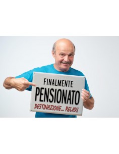 Pensione  Gadget divertenti per il collega pensionato - Berton's